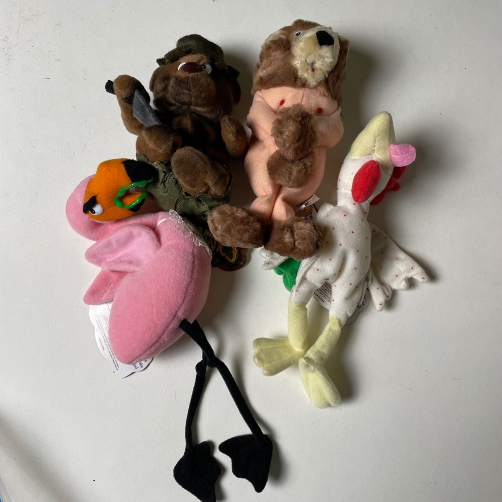 Maranies Series 2 Plush Set Bear Flamingo Chicken Toy Factory Stuffed Animal‎